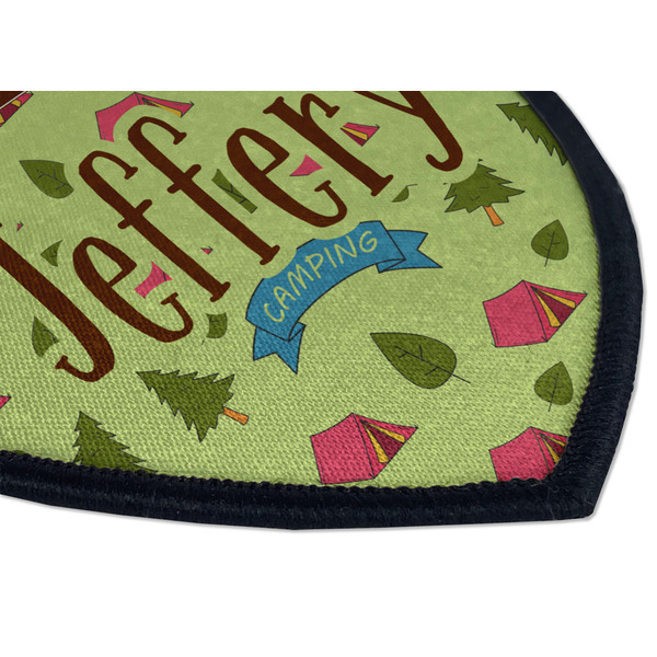 Summer Camping Iron on Shield 3 Detail