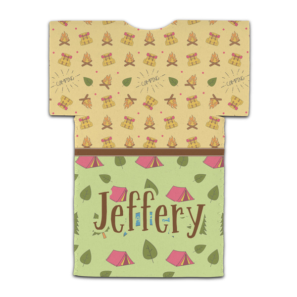 Summer Camping Jersey Bottle Cooler - BACK (flat)