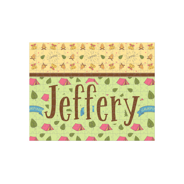 Custom Summer Camping 252 pc Jigsaw Puzzle (Personalized)
