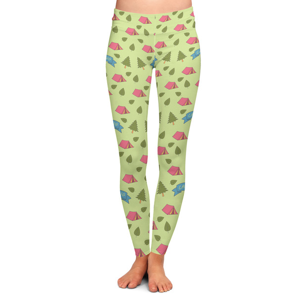 Custom Summer Camping Ladies Leggings - 2X-Large