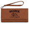 Summer Camping Ladies Wallet - Leather - Rawhide - Front View