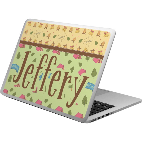 Custom Summer Camping Laptop Skin - Custom Sized (Personalized)