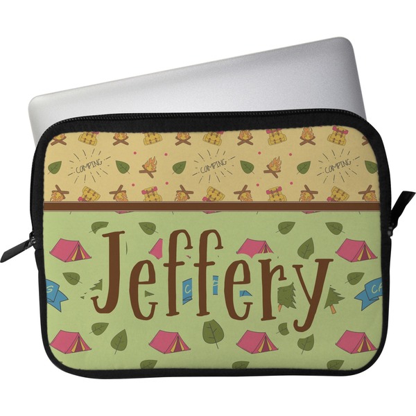 Custom Summer Camping Laptop Sleeve / Case (Personalized)
