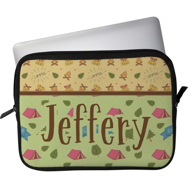 Custom Summer Camping Laptop Sleeve / Case - 13" (Personalized)