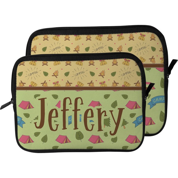 Summer Camping Laptop Sleeve (Size Comparison)