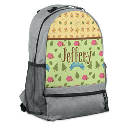 Summer Camping Backpack - Grey (Personalized)