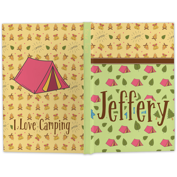 Summer Camping Large Hard Cover Journal - Apvl