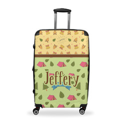 Summer Camping Suitcase - 28" Large - Checked w/ Name or Text