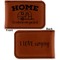 Summer Camping Leatherette Magnetic Money Clip - Front and Back