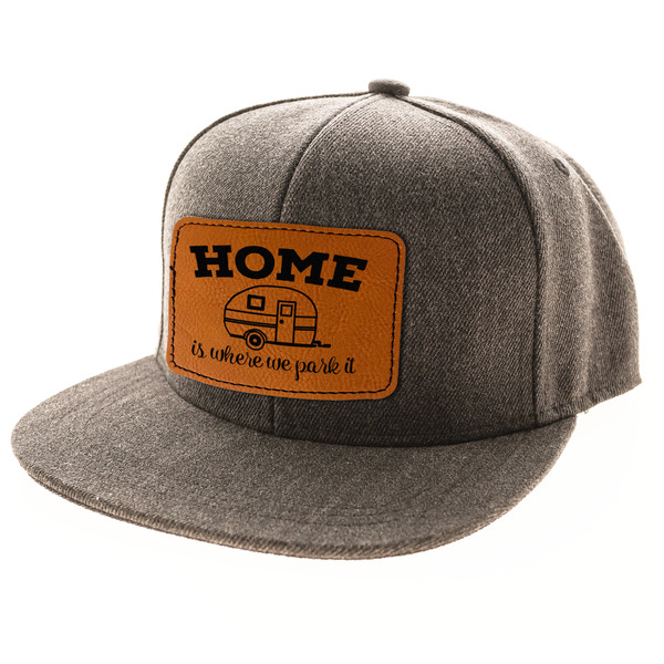 Summer Camping Leatherette Patches - LIFESTYLE (HAT) Rectangle