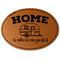 Summer Camping Leatherette Patches - Oval