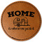 Summer Camping Leatherette Patches - Round