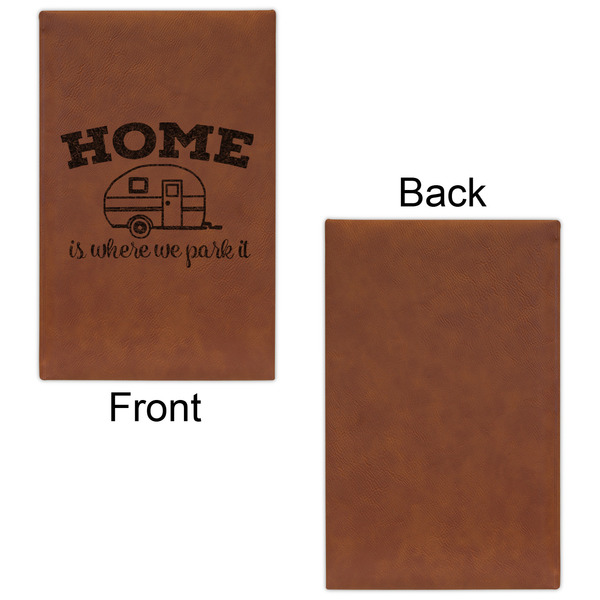 Summer Camping Leatherette Sketchbooks - Small - Single Sided - Front & Back View