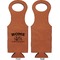 Summer Camping Leatherette Wine Tote Single Sided - Front and Back