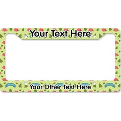 Summer Camping License Plate Frame - Style B (Personalized)
