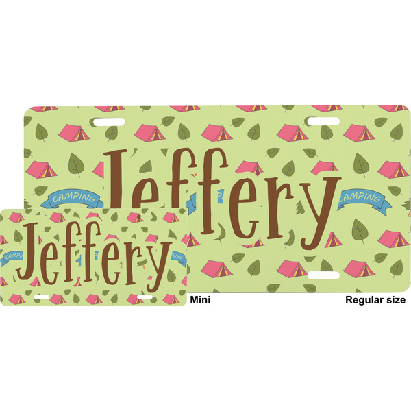 Summer Camping License Plate (Sizes)