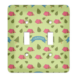 Summer Camping Light Switch Cover (2 Toggle Plate)