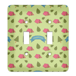 Summer Camping Light Switch Cover (2 Toggle Plate)