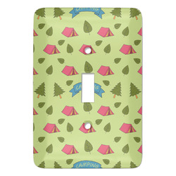 Summer Camping Light Switch Cover (Personalized)