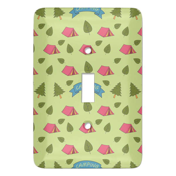 Custom Summer Camping Light Switch Cover (Single Toggle)