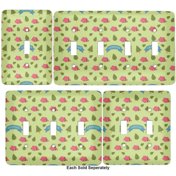 Summer Camping Light Switch Covers all sizes