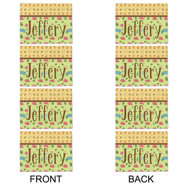 Summer Camping Linen Placemat - APPROVAL Set of 4 (double sided)