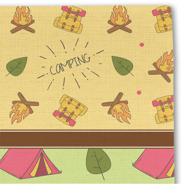 Summer Camping Linen Placemat - DETAIL
