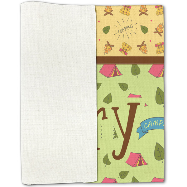 Summer Camping Linen Placemat - Folded Half