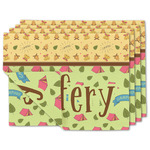 Summer Camping Linen Placemat w/ Name or Text