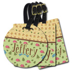 Summer Camping Plastic Luggage Tag (Personalized)