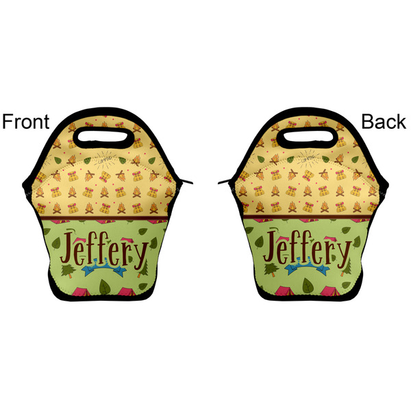 Summer Camping Lunch Bag - Front and Back