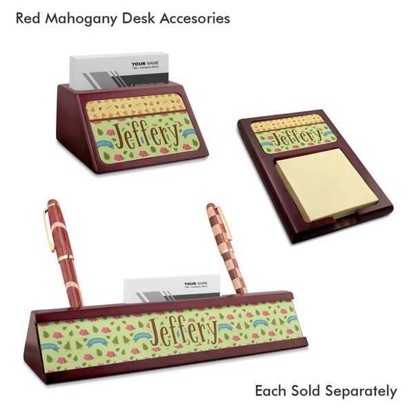 Summer Camping Mahogany Desk Accessories