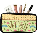 Summer Camping Makeup / Cosmetic Bag - Small (Personalized)