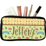 Summer Camping Makeup / Cosmetic Bag - Small (Personalized)
