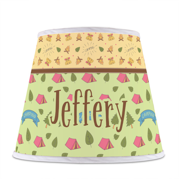 Summer Camping Poly Film Empire Lampshade - Front View