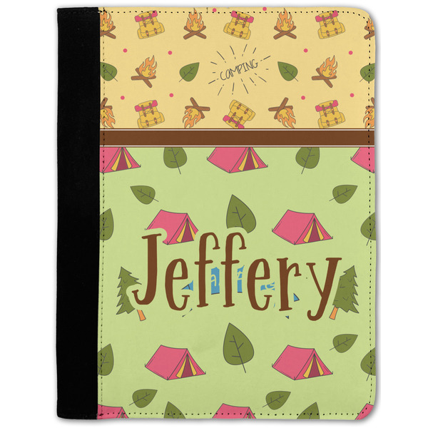 Custom Summer Camping Notebook Padfolio w/ Name or Text