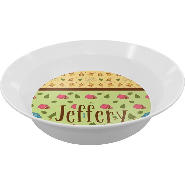 Custom Summer Camping Melamine Bowl (Personalized)