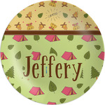 Summer Camping Melamine Plate (Personalized)