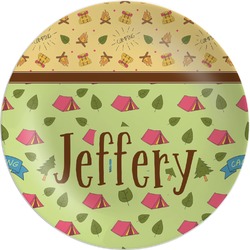 Summer Camping Melamine Plate (Personalized)