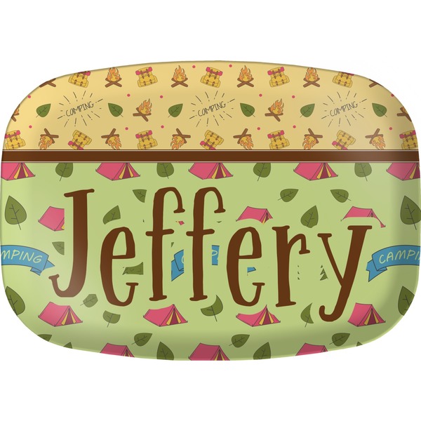 Custom Summer Camping Melamine Platter (Personalized)