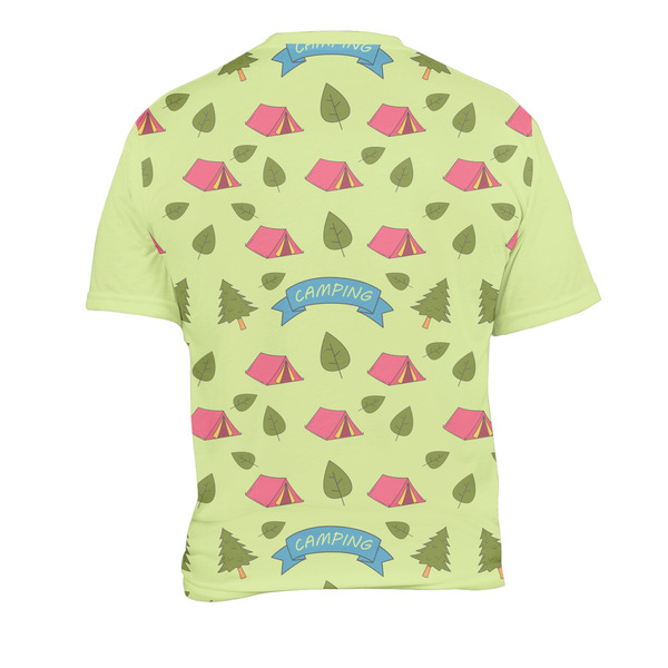 Summer Camping Men's Crew Neck T Shirt Medium - Back