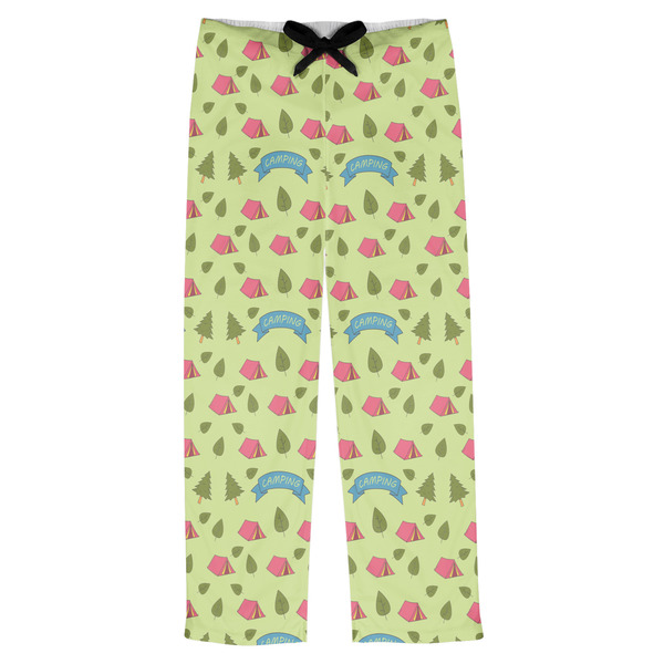 Custom Summer Camping Mens Pajama Pants - XL