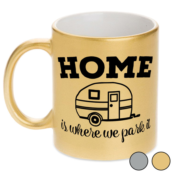 Summer Camping Metallic Mugs