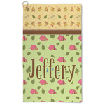 Summer Camping Microfiber Golf Towel (Personalized)