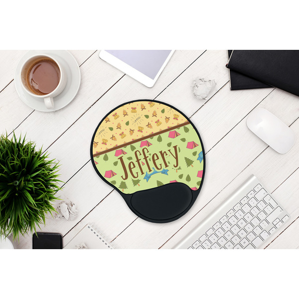 Summer Camping Mouse Pad with Wrist Rest - LIFESYTLE 1