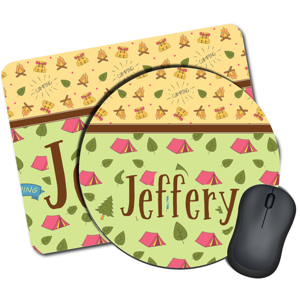 Custom Summer Camping Mouse Pad (Personalized)