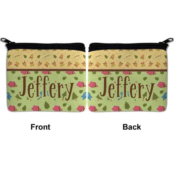 Summer Camping Neoprene Coin Purse - Front & Back (APPROVAL)