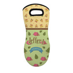 Summer Camping Neoprene Oven Mitt w/ Name or Text