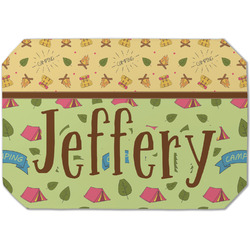 Summer Camping Dining Table Mat - Octagon (Single-Sided) w/ Name or Text