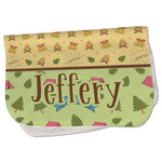 Summer Camping Burp Cloth - Fleece w/ Name or Text